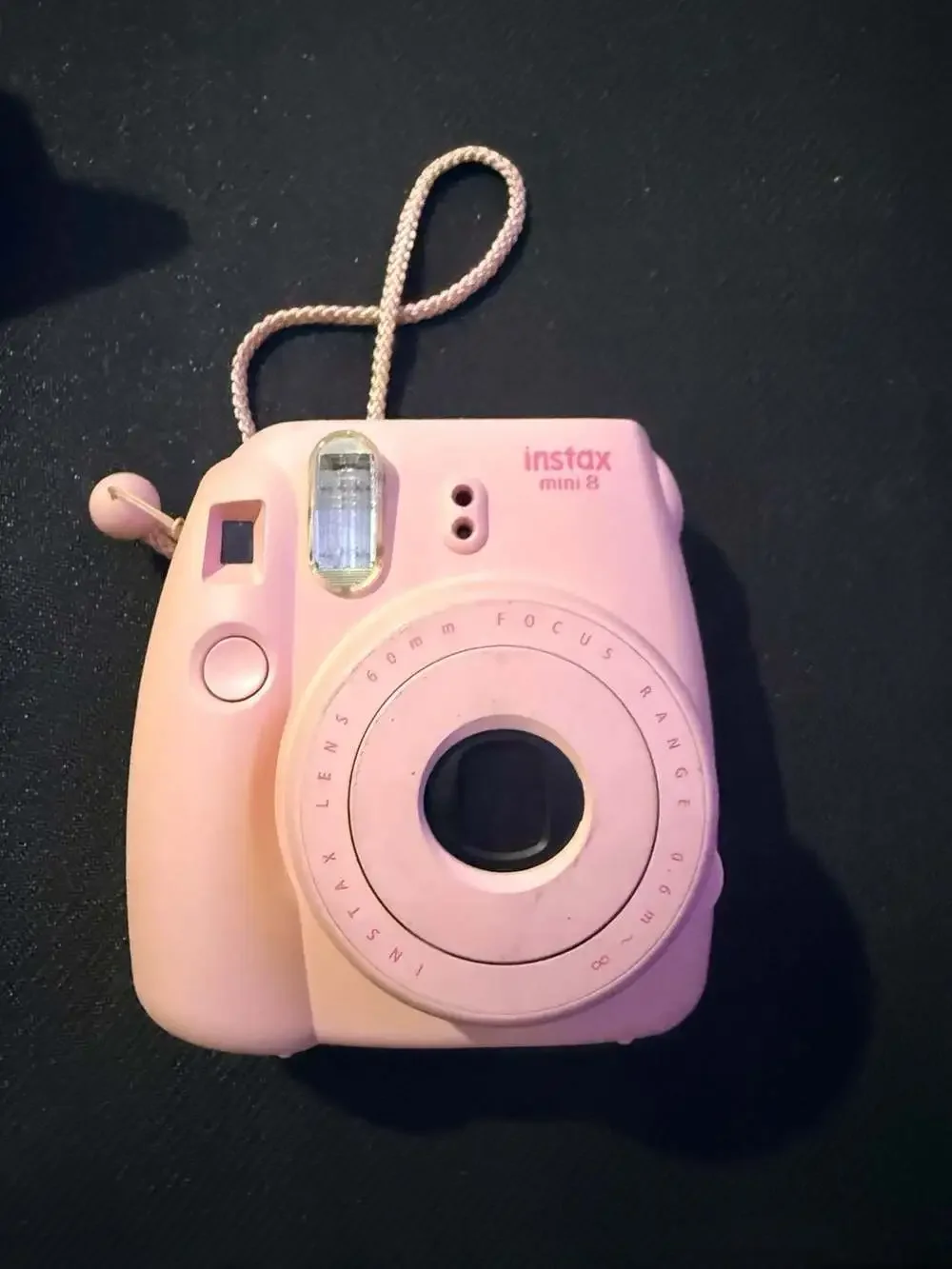 Fujifilm Instax Mini 8 Instant Film Camera in Pink with Matching Fabric Case
